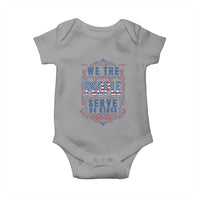 We The People Serve No Kings Baby Onesie American Patriot Freedom Gift