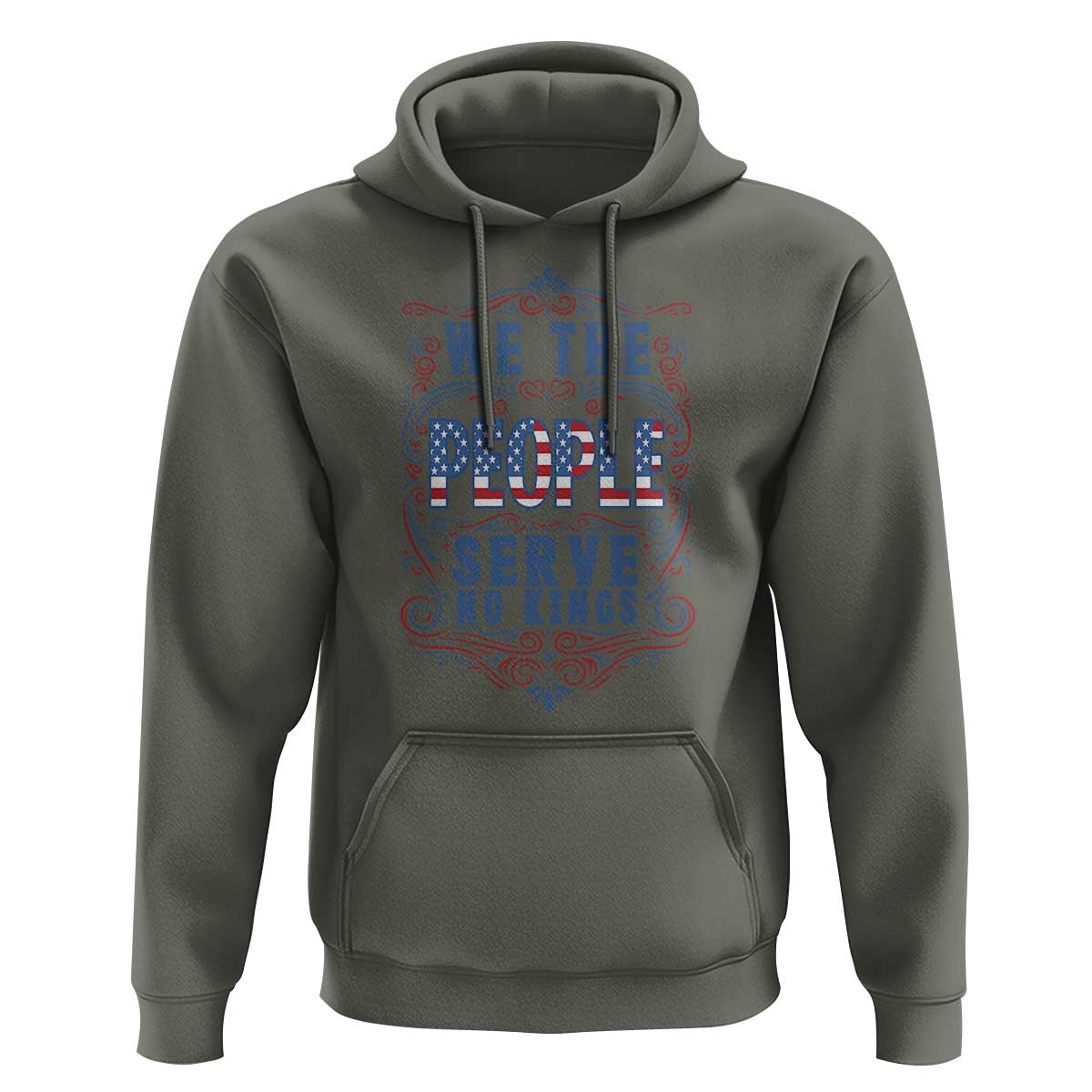 We The People Serve No Kings Hoodie American Patriot Freedom Gift