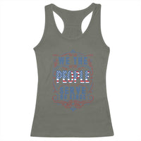 We The People Serve No Kings Racerback Tank Top American Patriot Freedom Gift