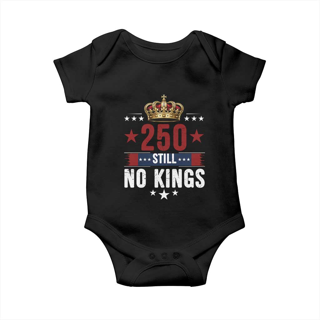 250 Still No Kings Baby Onesie American Patriot Freedom