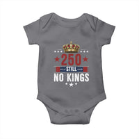 250 Still No Kings Baby Onesie American Patriot Freedom
