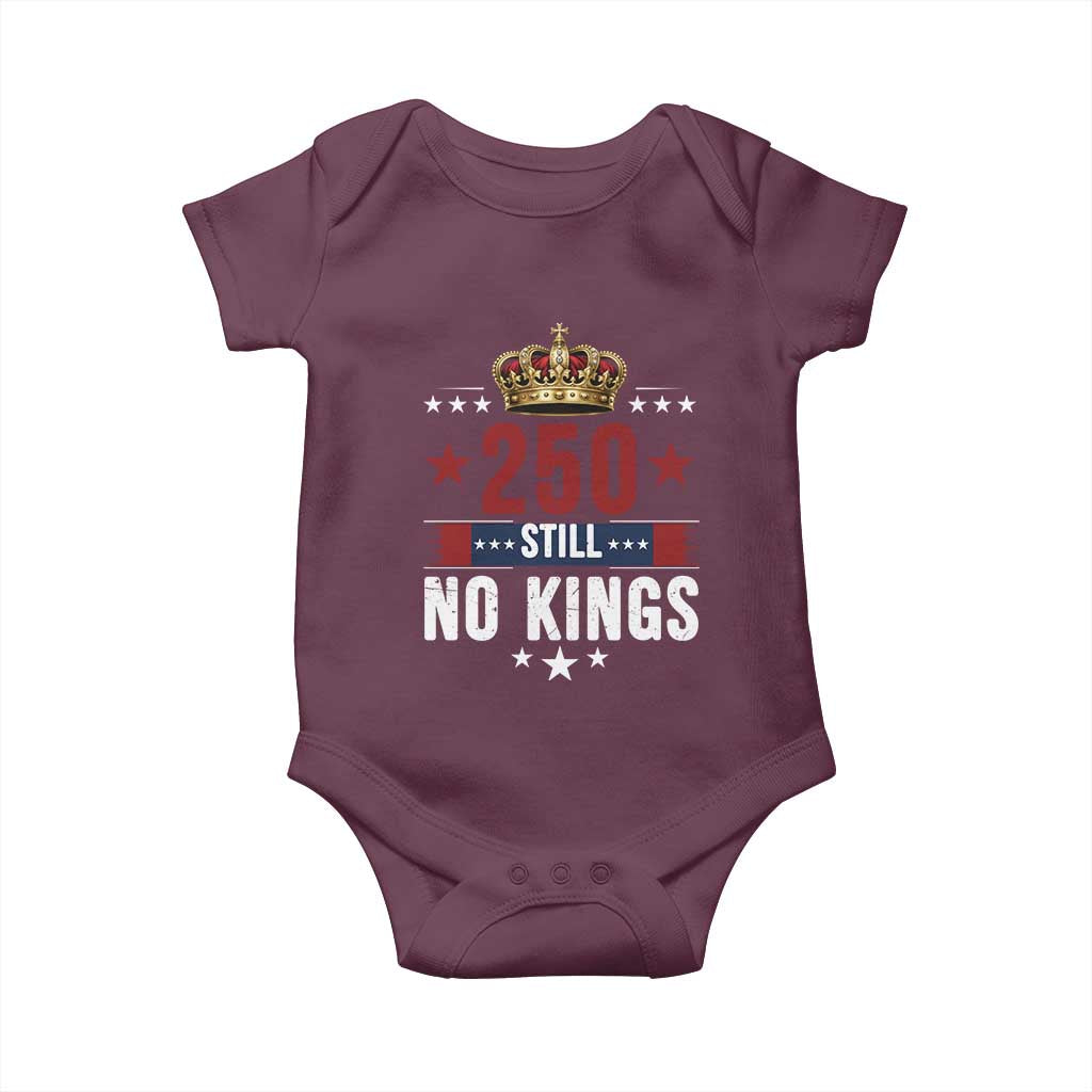 250 Still No Kings Baby Onesie American Patriot Freedom