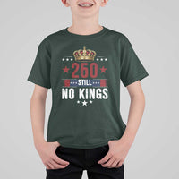 250 Still No Kings T Shirt For Kid American Patriot Freedom