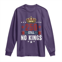 250 Still No Kings Long Sleeve Shirt American Patriot Freedom