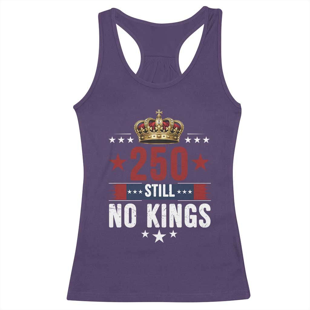 250 Still No Kings Racerback Tank Top American Patriot Freedom