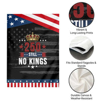 250 Still No Kings Garden Flag American Patriot Freedom
