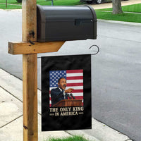 The Only King In America Garden Flag Honoring Martin Luther King Jr
