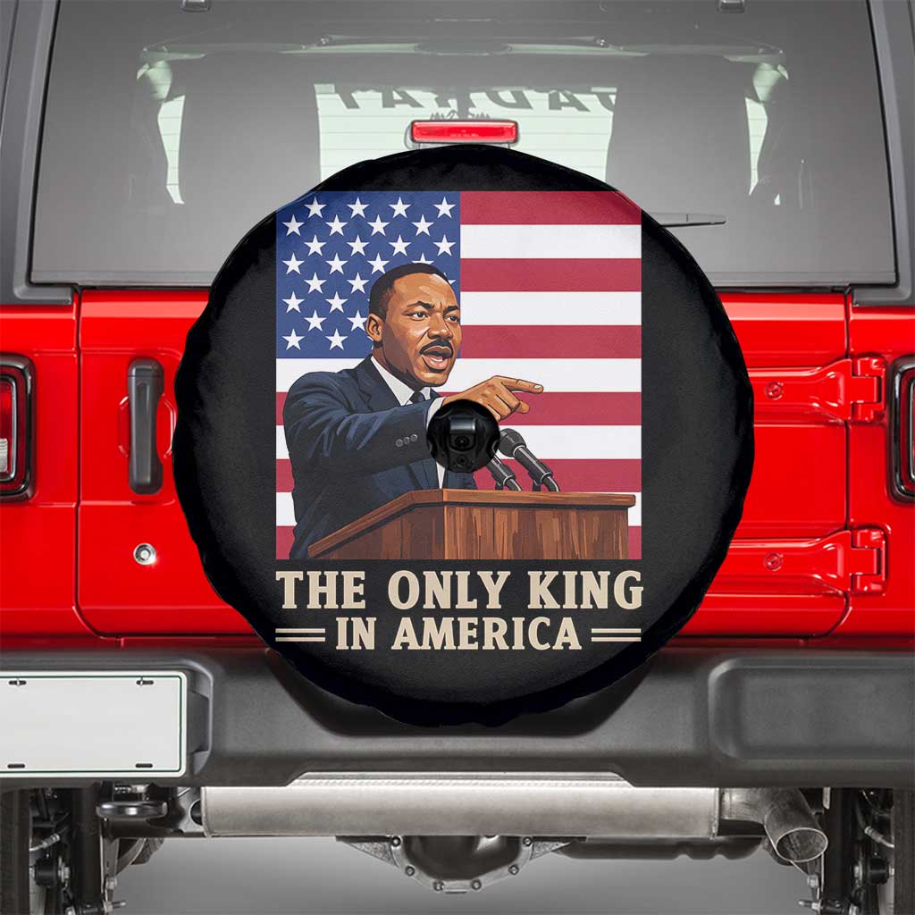 The Only King In America Spare Tire Cover Honoring Martin Luther King Jr