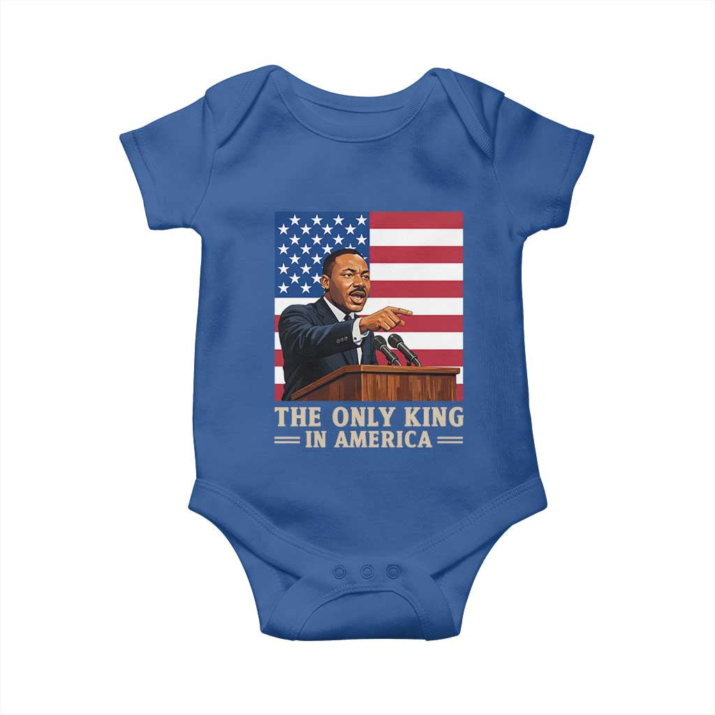 The Only King In America Baby Onesie Honoring Martin Luther King Jr