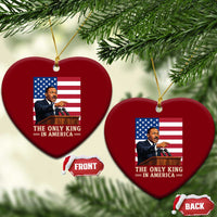 The Only King In America Ceramic Ornament Honoring Martin Luther King Jr