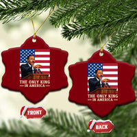 The Only King In America Ceramic Ornament Honoring Martin Luther King Jr