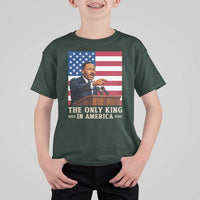 The Only King In America T Shirt For Kid Honoring Martin Luther King Jr