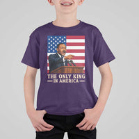The Only King In America T Shirt For Kid Honoring Martin Luther King Jr