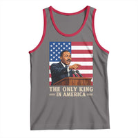 The Only King In America Tank Top Honoring Martin Luther King Jr