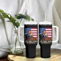The Only King In America Tumbler With Handle Honoring Martin Luther King Jr