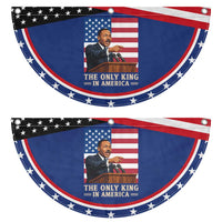 The Only King In America Patriotic Fan Flag Honoring Martin Luther King Jr