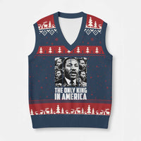 Legacy Of Martin Luther King Jr V-Neck Knit Sweater Vest The Only King In America