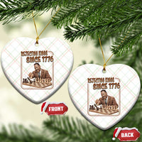 Martin Luther King Ceramic Ornament Rejecting Kings Since 1776