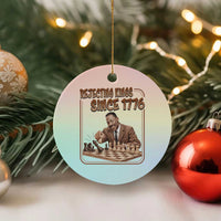 Martin Luther King Ceramic Ornament Rejecting Kings Since 1776