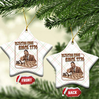 Martin Luther King Ceramic Ornament Rejecting Kings Since 1776