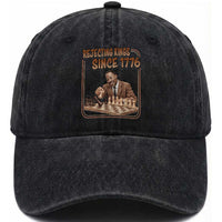 Martin Luther King Washed Cotton Baseball Cap Rejecting Kings Since 1776