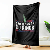 250 Years Of No Kings Throw Blanket Statue Of Liberty Freedom Protest
