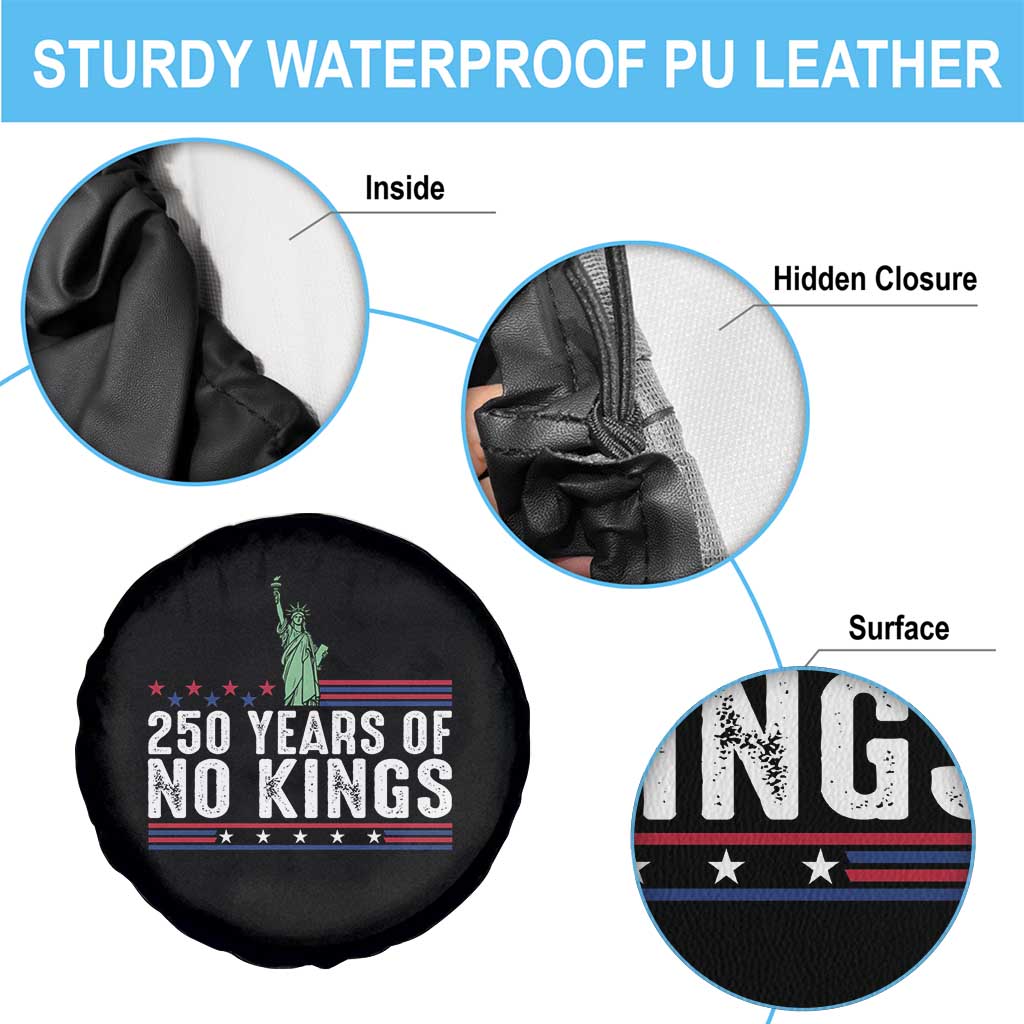 250 Years Of No Kings Spare Tire Cover Statue Of Liberty Freedom Protest