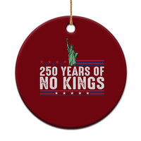 250 Years Of No Kings Ceramic Ornament Statue Of Liberty Freedom Protest