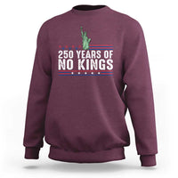 250 Years Of No Kings Sweatshirt Statue Of Liberty Freedom Protest