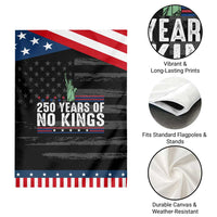 250 Years Of No Kings Garden Flag Statue Of Liberty Freedom Protest