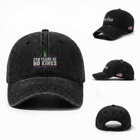 250 Years Of No Kings Washed Cotton Baseball Cap Statue Of Liberty Freedom Protest