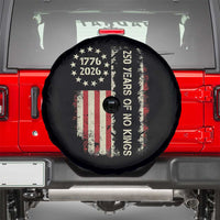 250 Years Of No Kings Spare Tire Cover Vintage American Flag