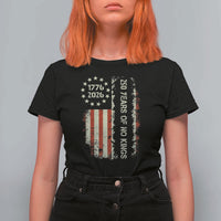 250 Years Of No Kings T Shirt For Women Vintage American Flag