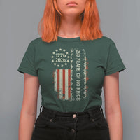 250 Years Of No Kings T Shirt For Women Vintage American Flag