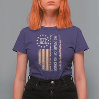 250 Years Of No Kings T Shirt For Women Vintage American Flag