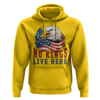 No Kings Live Here Hoodie Patriotic American Eagle