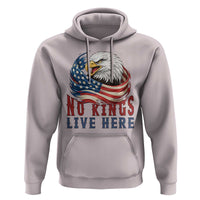 No Kings Live Here Hoodie Patriotic American Eagle