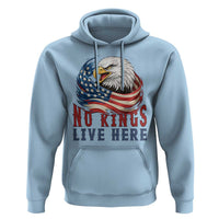 No Kings Live Here Hoodie Patriotic American Eagle