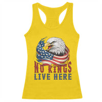 No Kings Live Here Racerback Tank Top Patriotic American Eagle
