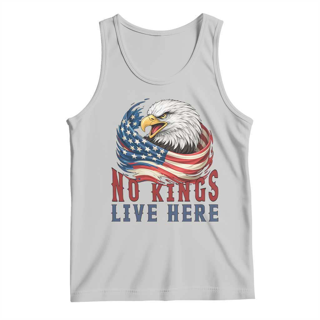 No Kings Live Here Tank Top Patriotic American Eagle
