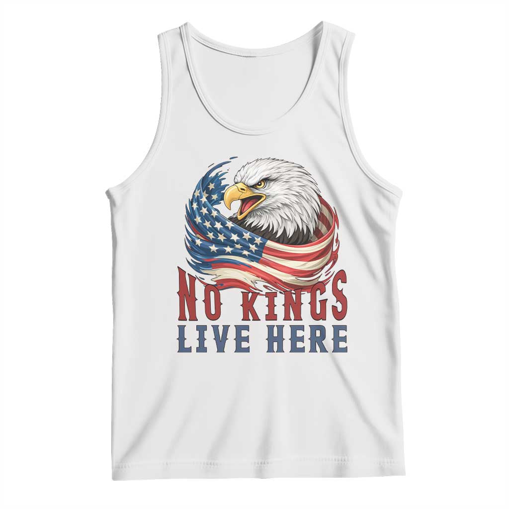No Kings Live Here Tank Top Patriotic American Eagle
