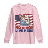 No Kings Live Here Long Sleeve Shirt Funny Rosie The Riveter Cat Feminist Gift