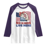 No Kings Live Here Raglan Shirt Funny Rosie The Riveter Cat Feminist Gift