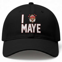 I Love Maye Baseball Cap Football Lover Gift For NE Fan