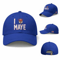 I Love Maye Baseball Cap Football Lover Gift For NE Fan
