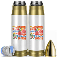 No Kings Wildflower Protest Bullet Tumbler No Fascists No Tyrants No Nazis
