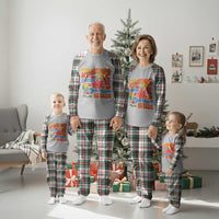 No Kings Wildflower Protest Plaid Pajama Set No Fascists No Tyrants No Nazis