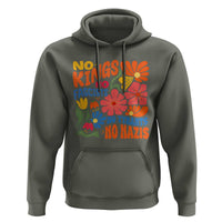 No Kings Wildflower Protest Hoodie No Fascists No Tyrants No Nazis