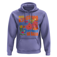 No Kings Wildflower Protest Hoodie No Fascists No Tyrants No Nazis