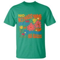 No Kings Wildflower Protest T Shirt No Fascists No Tyrants No Nazis